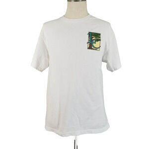 Powell Peralta shirt men's large white short sleeve graphic skate Street outdoor